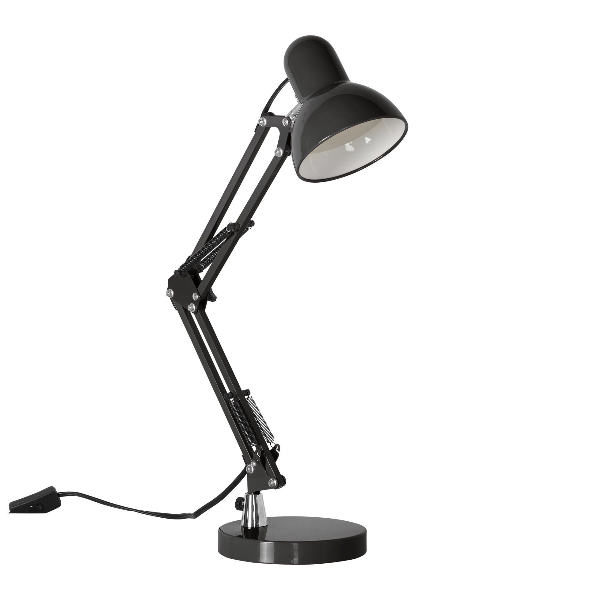 Mainstays LED Swing Arm Architect Desk Lamp, Black | Walmart (US)