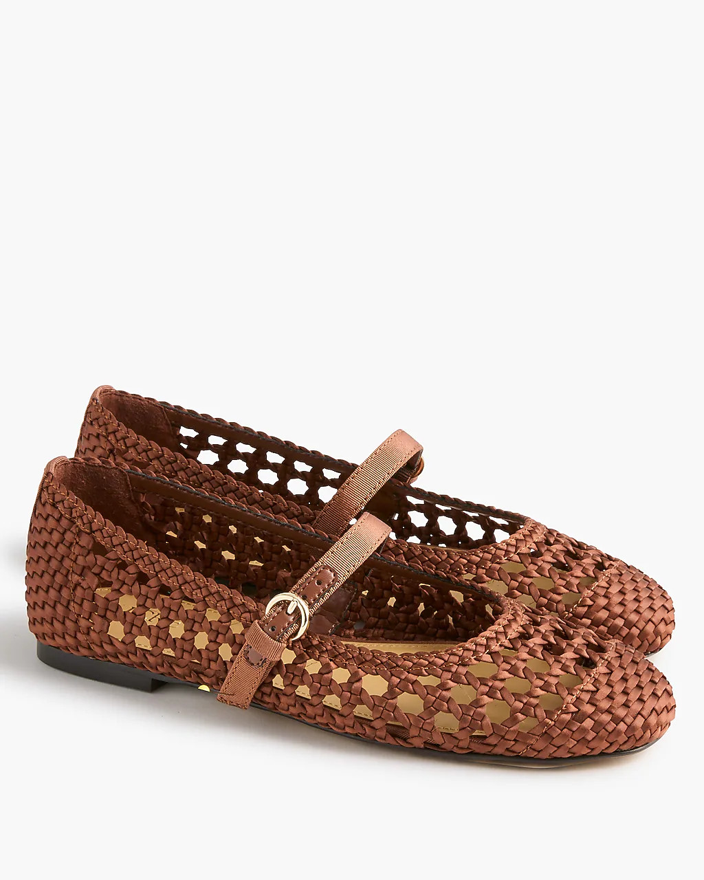 Satiny woven Mary Jane flats | J.Crew Factory