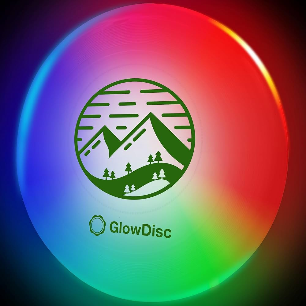 LED Light Up Flying Disc Frisbee, Cute Designs, Motion Activated, Waterproof, Indoor/Outdoor Gift... | Amazon (US)