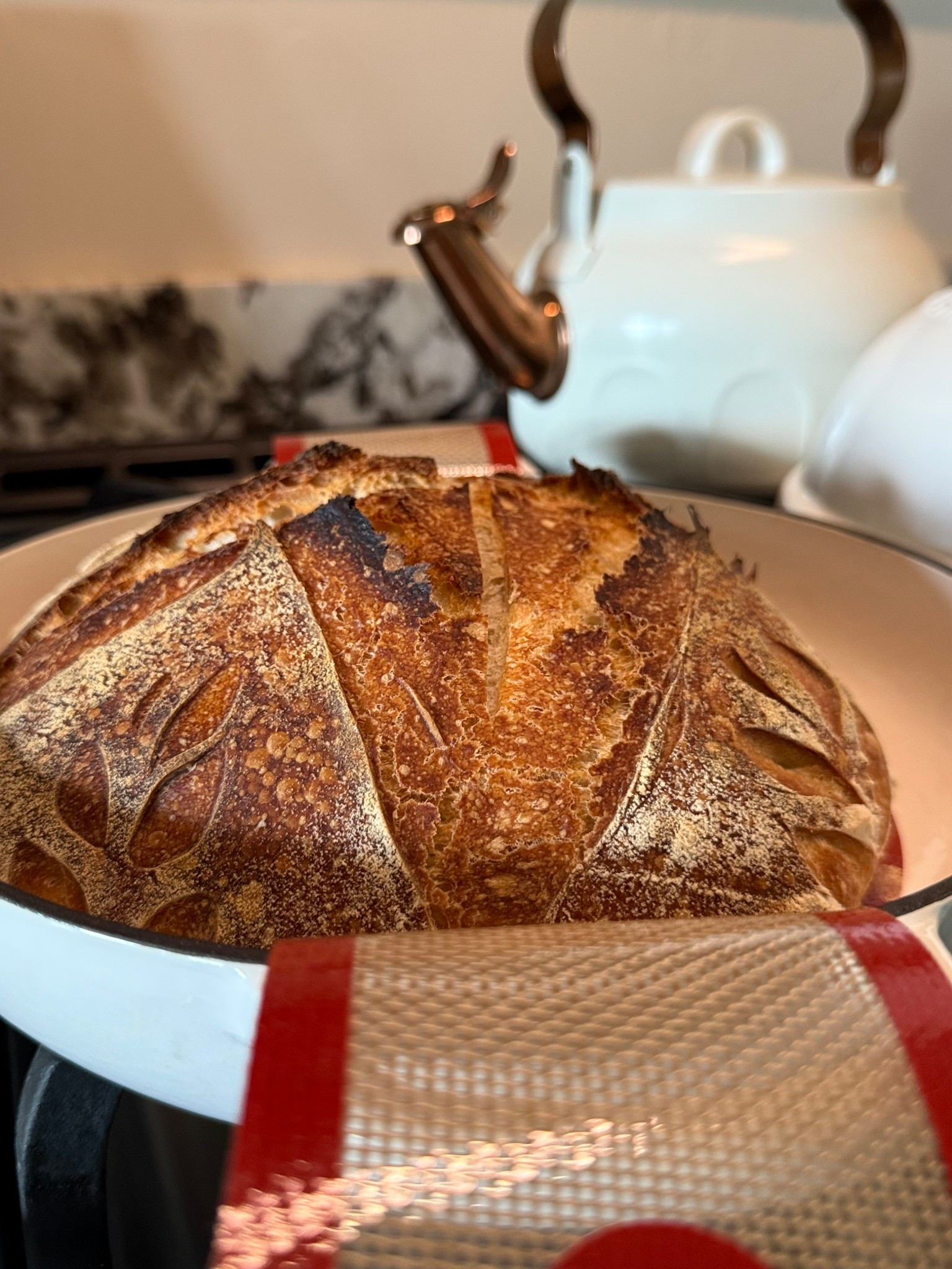 One of my favorite little at-home rituals lately 🤍

Baking sourdough is such a simple thing, but it makes a house feel so warm and lived in.

Linking the exact Dutch oven + tools I use if you’re into cozy kitchen moments too.

These are the kind of details that make a home feel like home.

#LTKdayinmylife #LTKValentine #LTKHome