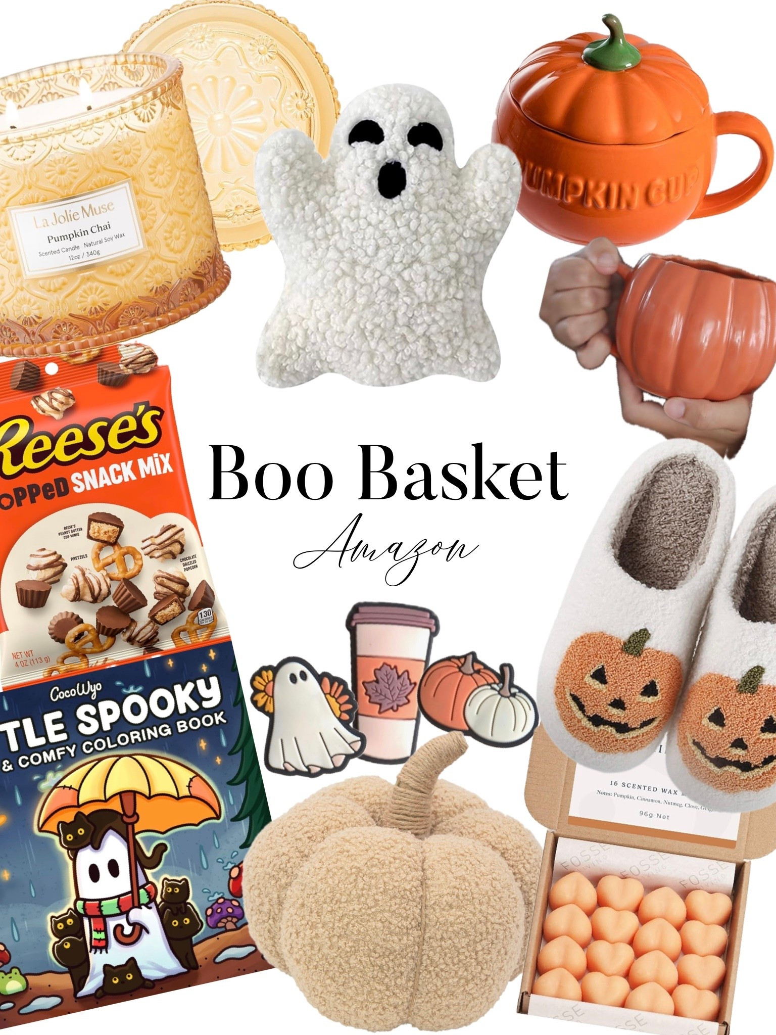 Create a boo basket with Amazon (this is for the husbands) #boobasket #autumn #halloween