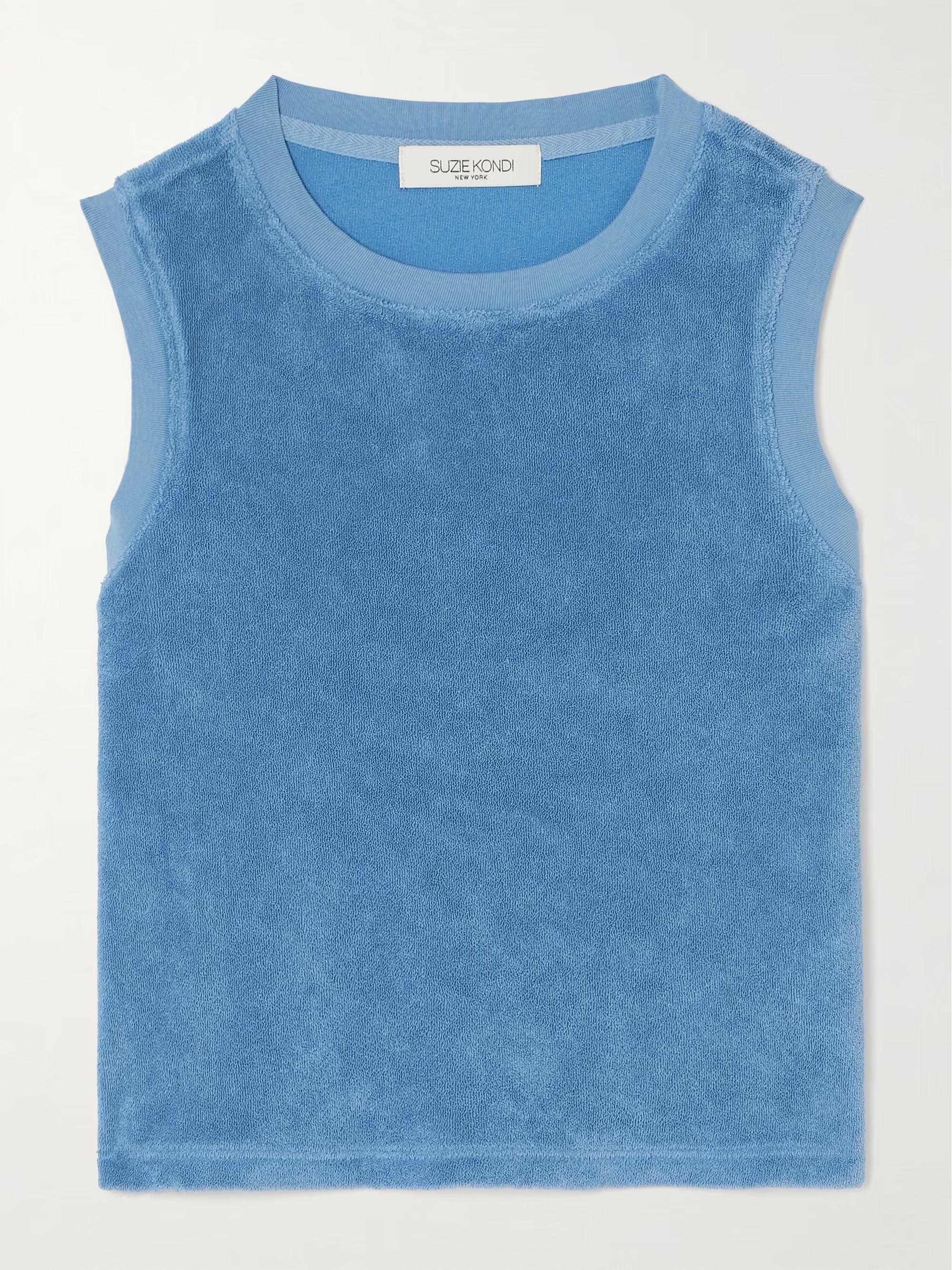 Mali cropped cotton-blend terry tank | NET-A-PORTER (US)