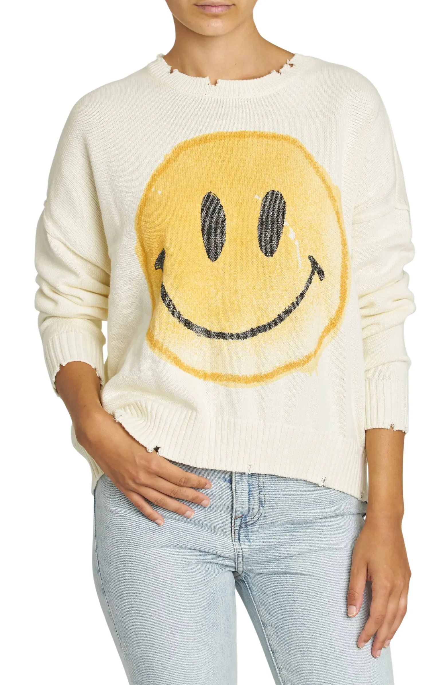 Pistola Eva Smiley Face Sweater | Nordstrom | Nordstrom