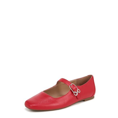 Sam and Libby Women's Fredi Mary Jane Flat, Riviera Red, 9.5 | Amazon (US)