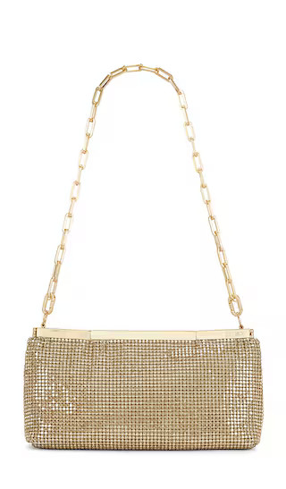 Cult Gaia Felice Clutch in Metallic Gold. | Revolve Clothing (Global)