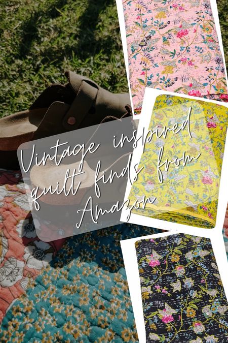 Vintage inspired floral blankets perfect for spring! Amazing quality and so so soft! We take ours to the park. I am ordering the pink one for my daughter’s bedroom! Lots of colors to choose from! 

#amazon #quilt #bedroom #home #homedecor #vintage #throwblanket #blanket

#LTKSeasonal #LTKhome #LTKfindsunder50