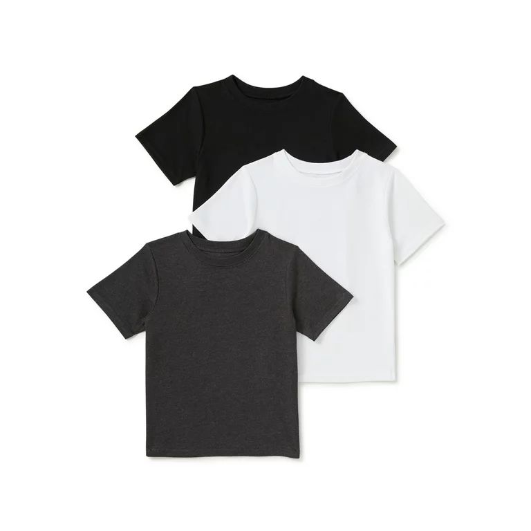 Garanimals Toddler Boy Basic T-Shirts Multipack, 3-Pack, Sizes 12M-5T | Walmart (US)