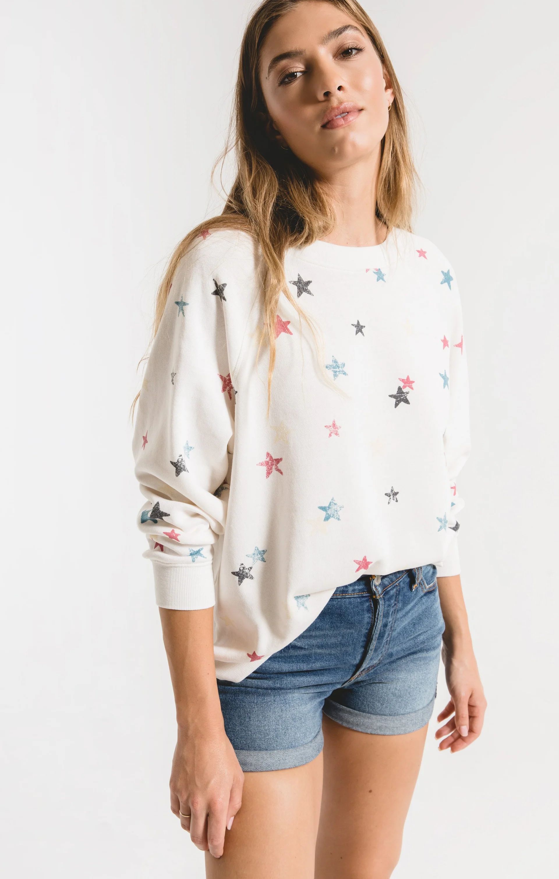 Distressed Star Pullover | Z Supply