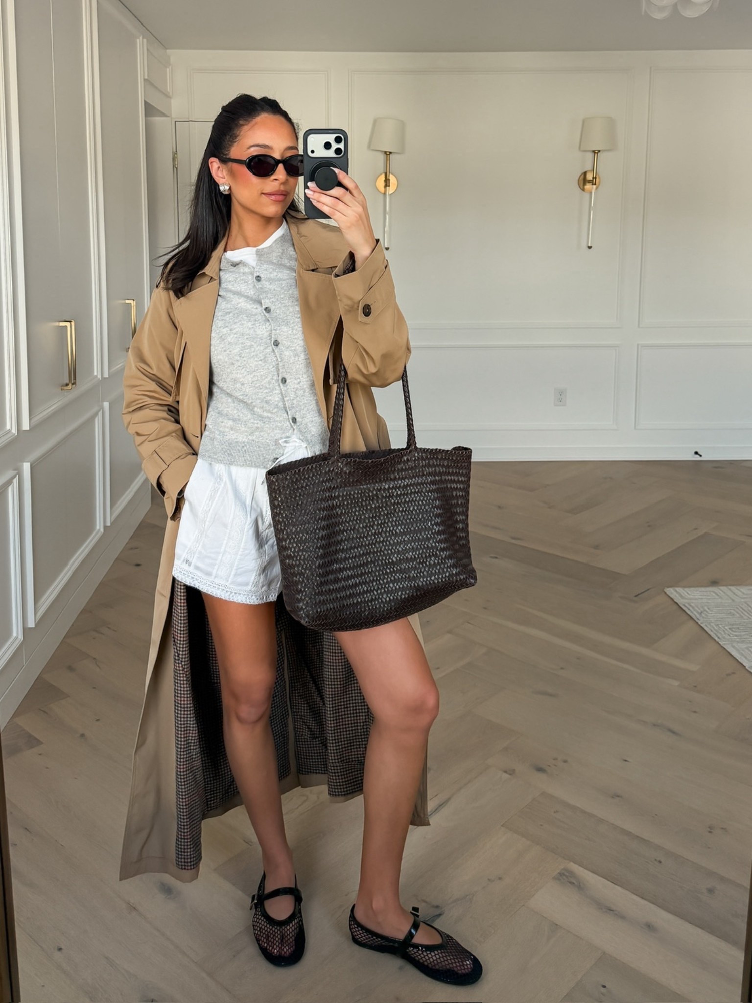 Spring outfit!! Extra 20% OFF orders $125+ with code AF20!! Wearing 28 Long jeans (Ecru cuffed), Medium sweater (nomad taupe), Small t-shirt, Small belt, shoes fit TTS 

spring outfit idea, spring transition outfit, casual chic outfit, coffee date outfit, mom outfit, casual outfit, school drop off, errands outfit

#LTKmomlife #LTKSaleAlert #LTKSeasonal