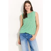 Cecil Damen Gestreiftes Blusentop in Grün, Gr: L | CECIL DE