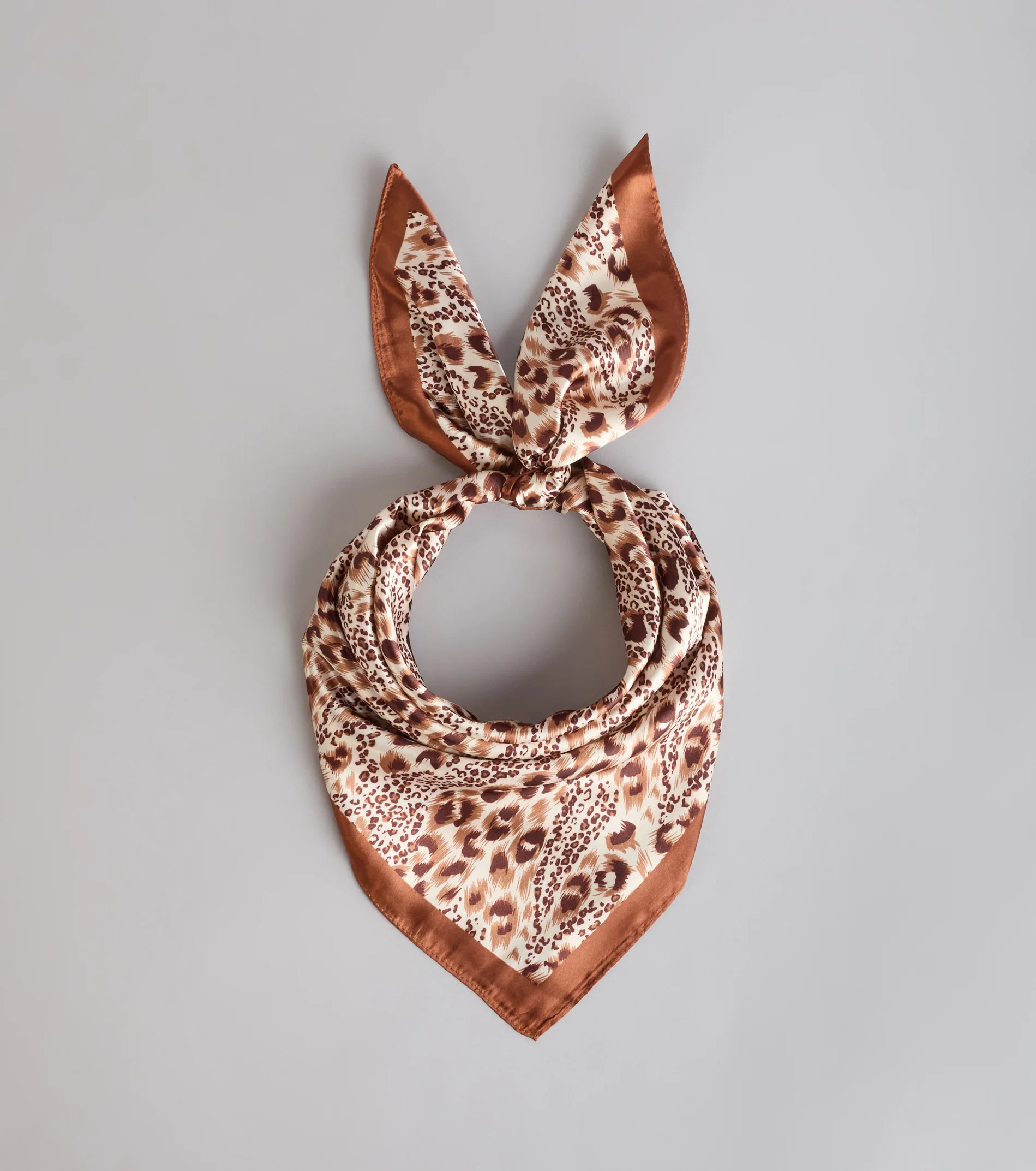 Tie It Your Way Animal Print Satin Scarf | Windsor Stores