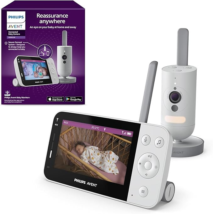 Philips Avent Babyphone caméra Full HD 1080p, Vision nocturne Infrarouge, Audio bidirectionnel, ... | Amazon (FR)