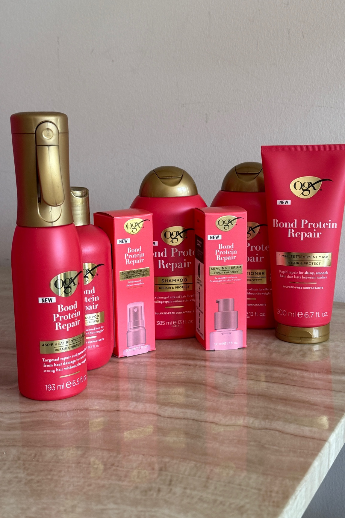 bond repair line from OGX Beauty