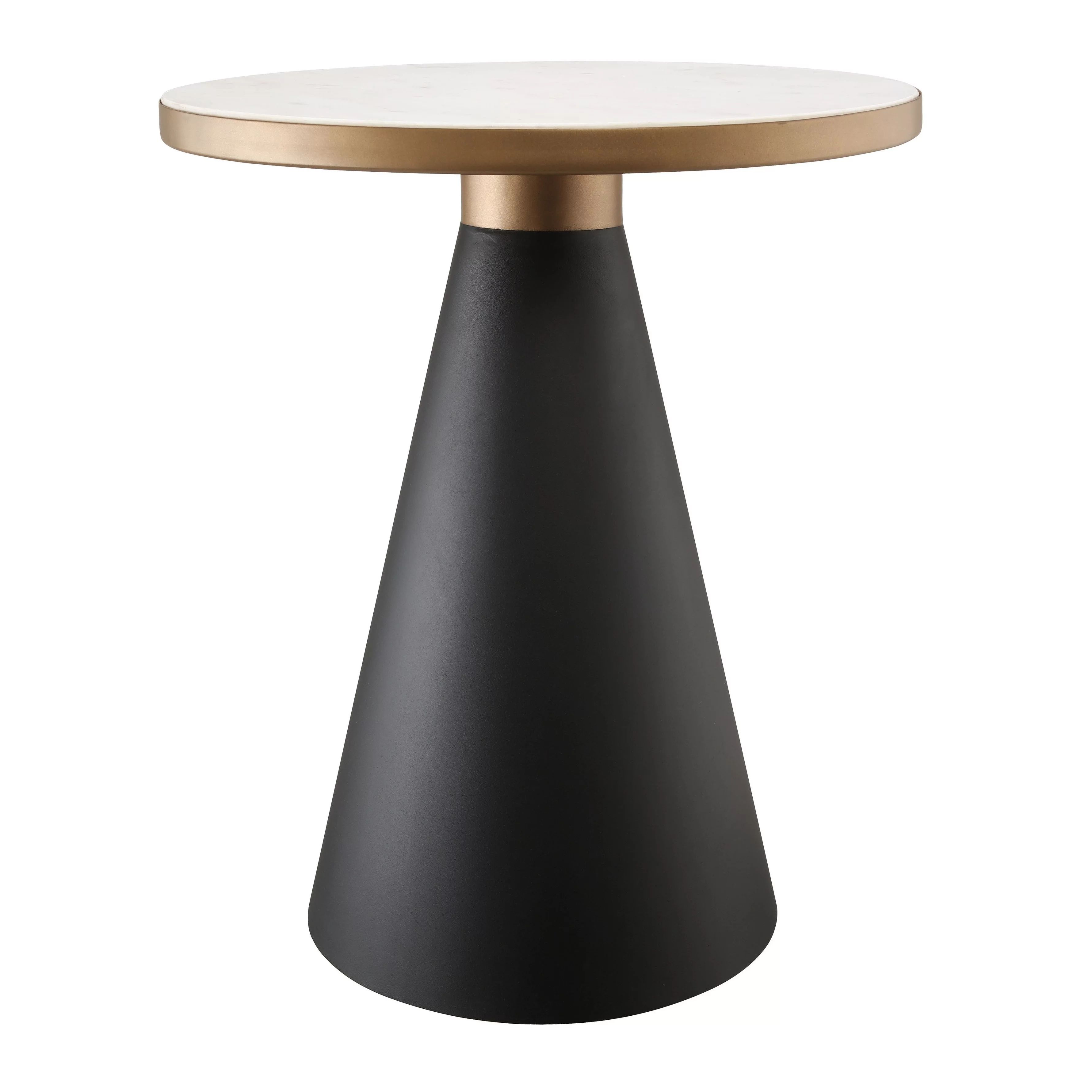 Richard Round White Marble Side Table by TOV Furniture | Walmart (US)