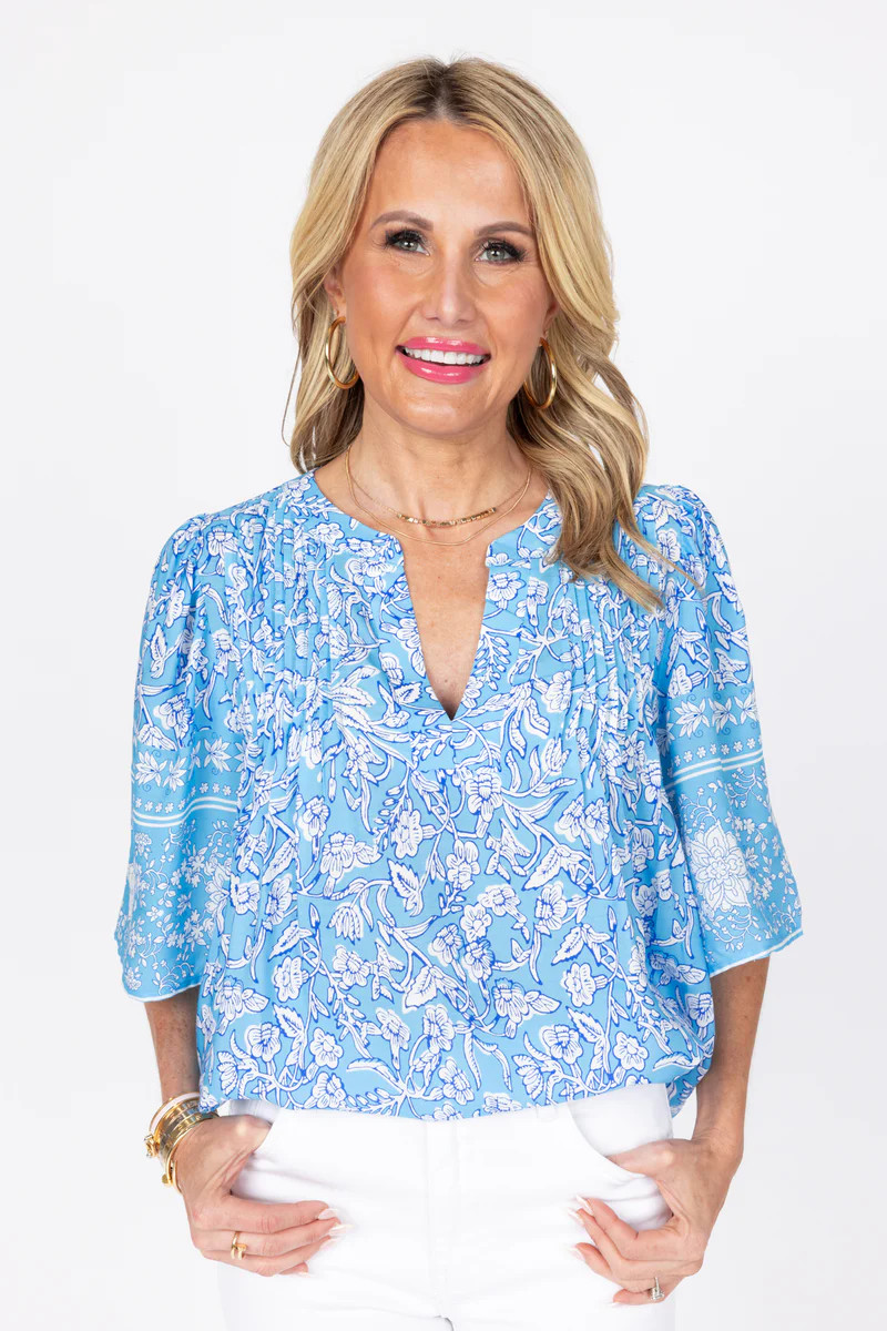 Jolie Top- Blue | Avara