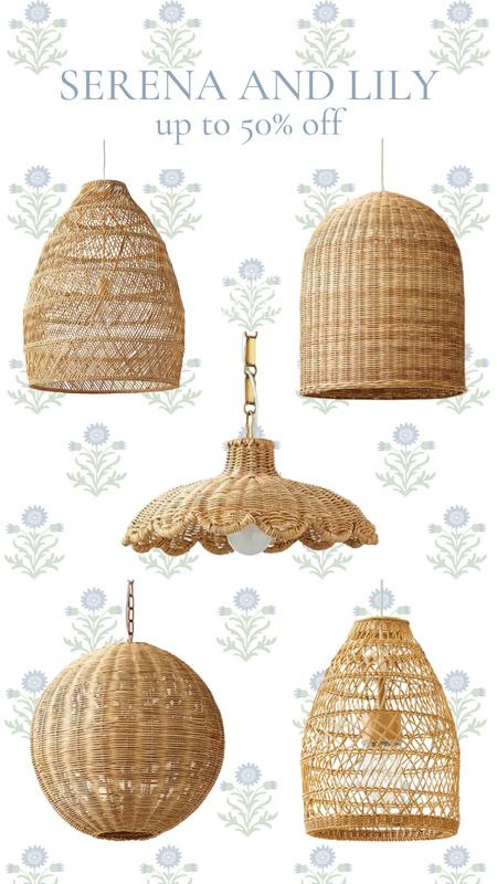 Save up to 50% on some of Serena & Lily’s most popular rattan lighting!

#LTKhome #LTKsalealert #LTKstyletip