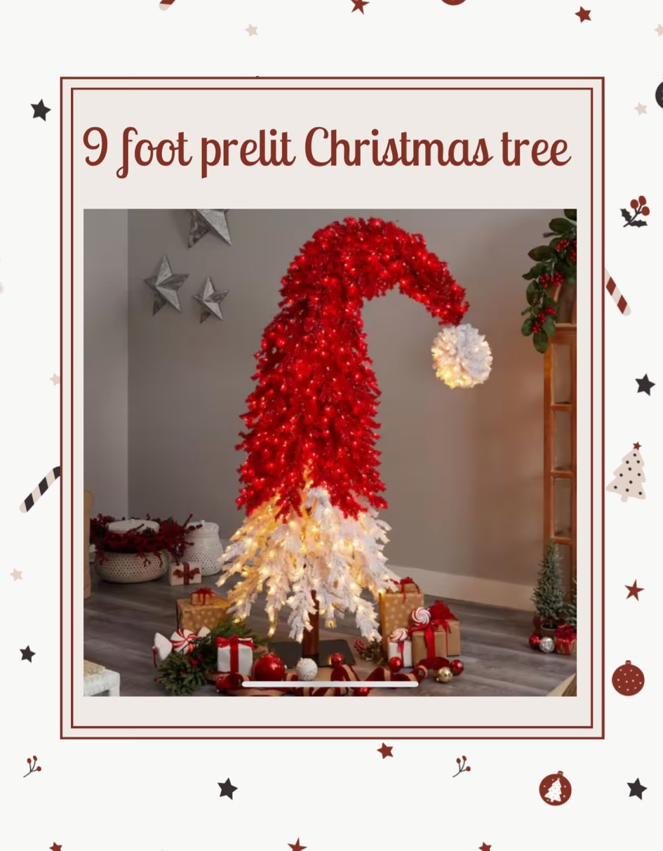 Red and white Christmas tree, grinch Christmas, 9 foot Christmas tree, outside Christmas decorations

#LTKHoliday #LTKSeasonal