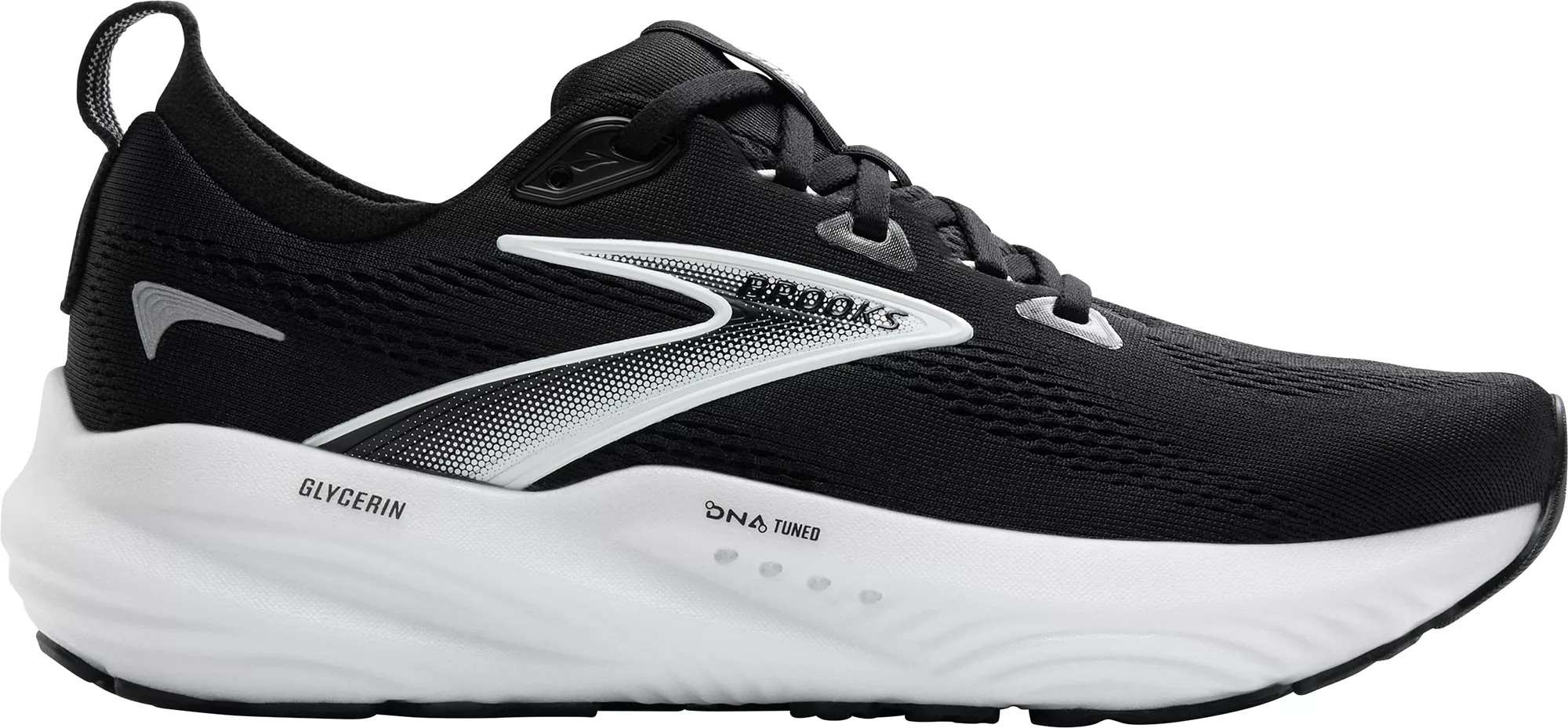 Brooks Women's Glycerin 22 Running Shoes, Size 9, Black/Grey/White | DICK'S Sporting Goods