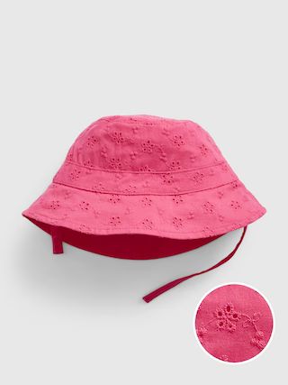 Baby Eyelet Bucket Hat | Gap (US)