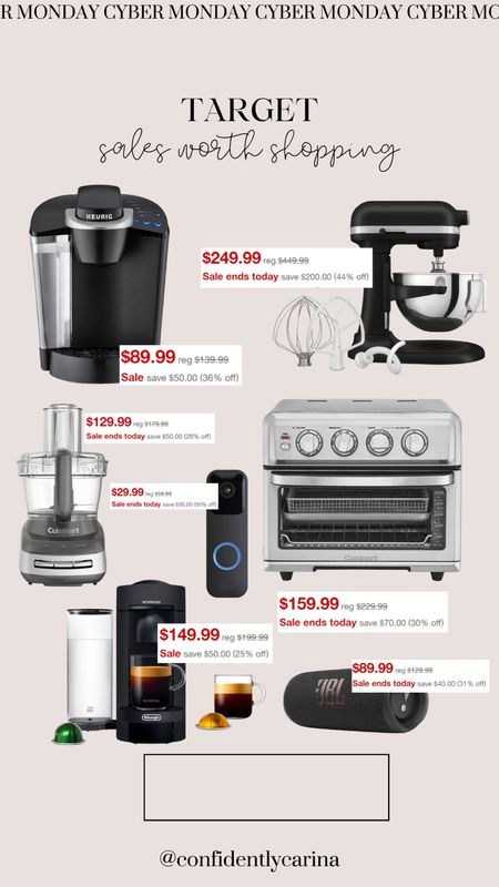 Lots of kitchen gadgets on sale for Cyber Monday at Target!

#LTKhome #LTKsalealert #LTKCyberWeek