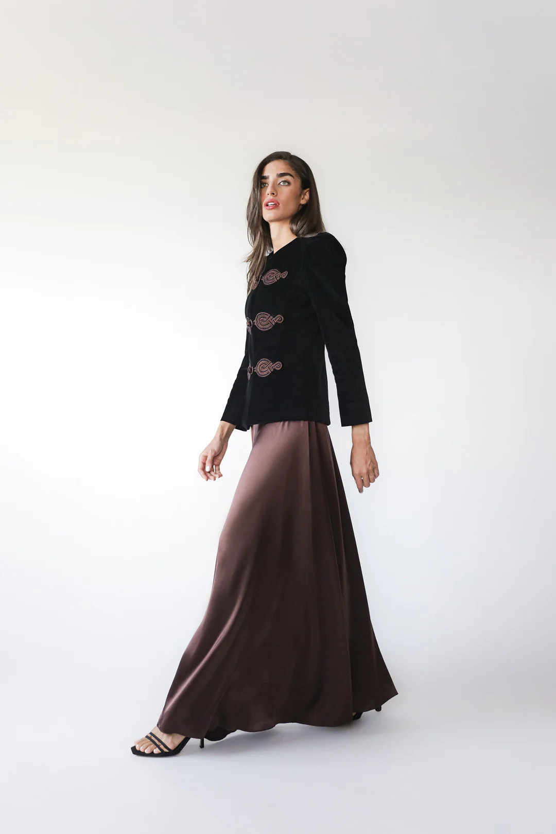 Rosa Skirt - Brown | COUPER