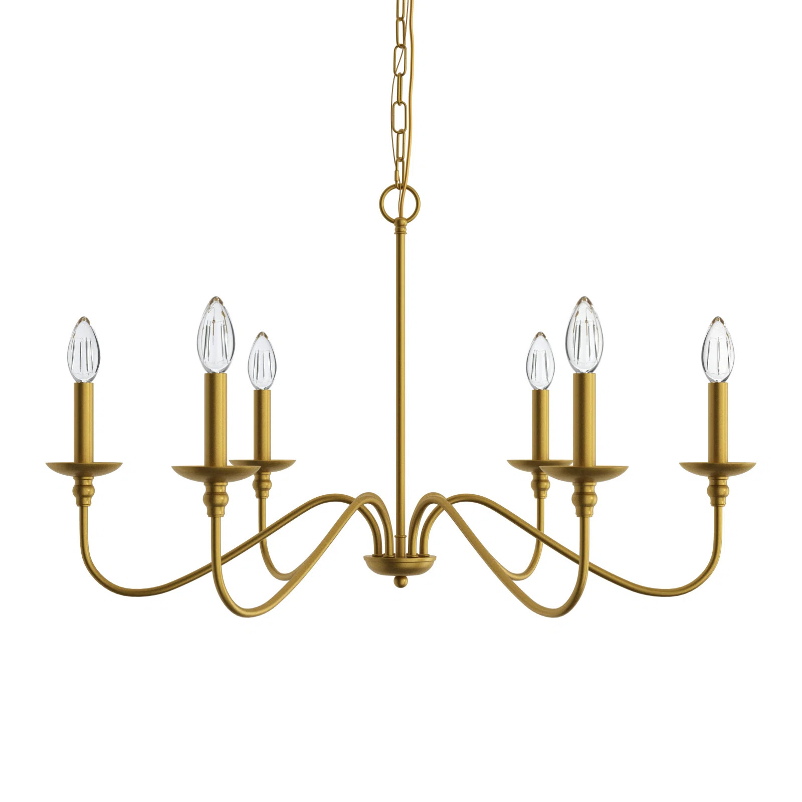 Ableton 6 Light Metal Dimmable Chandelier | Wayfair North America