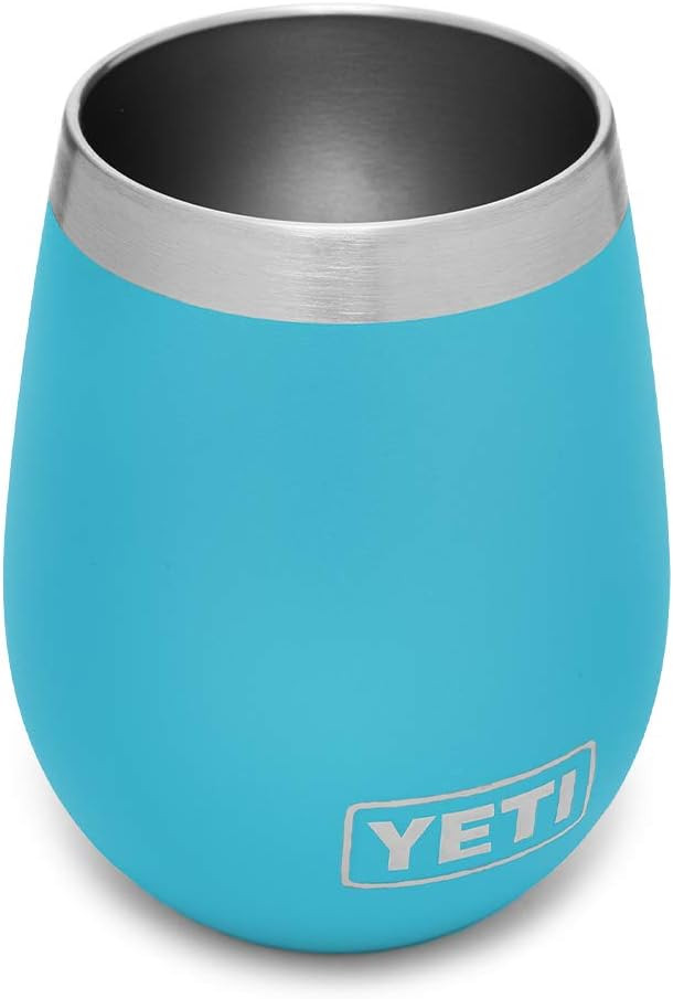 YETI Rambler 10 oz Wine Tumbler, Vacuum Insulated, Stainless Steel | Amazon (US)