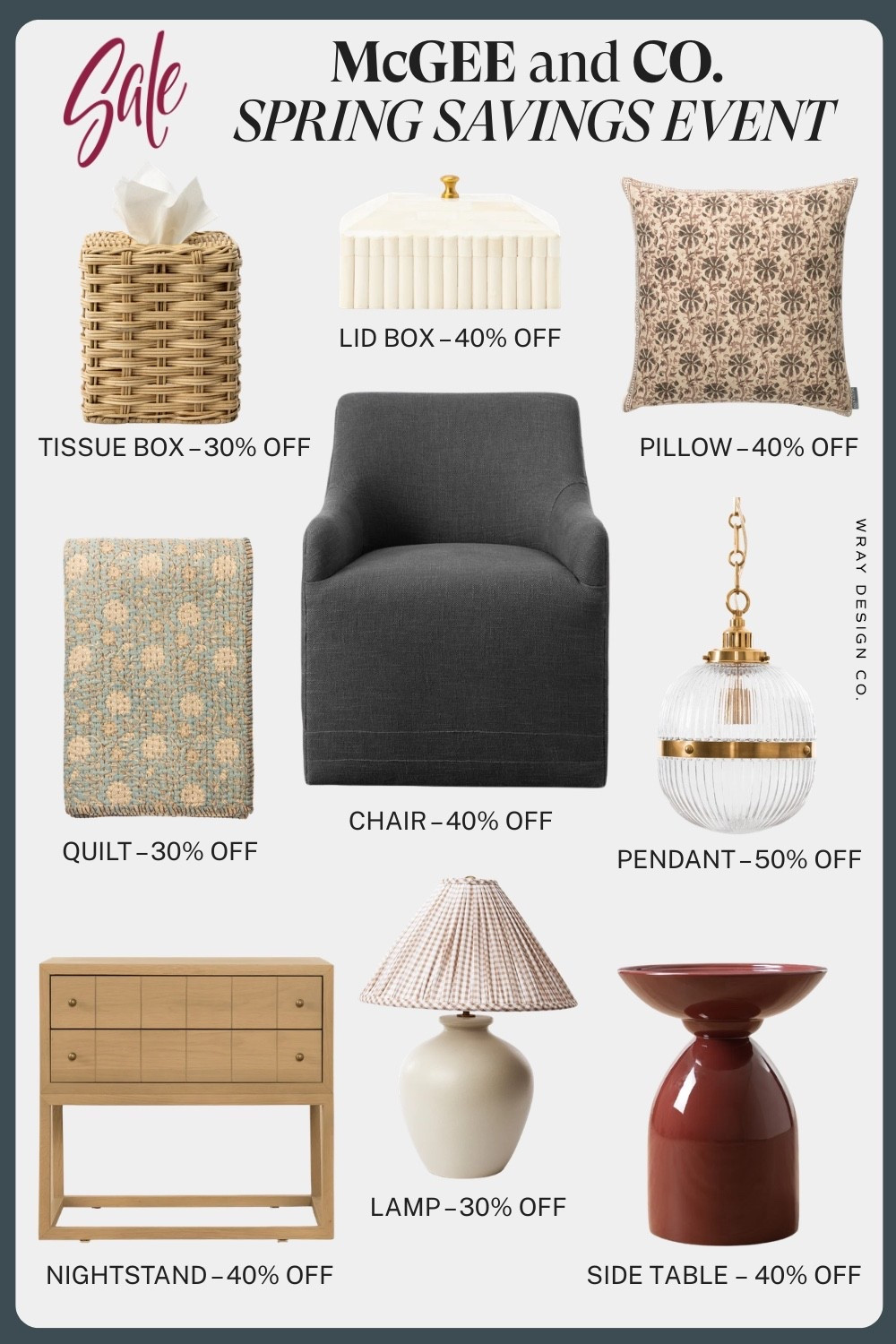 Get your carts ready as it’s the McGee and Co. Spring Savings event! Save on luxe lighting, bedroom furniture, throw pillows, and various home accents. I’m personally loving that floral quilt as it feels and looks like spring!

#LTKHome #LTKSeasonal #LTKSaleAlert