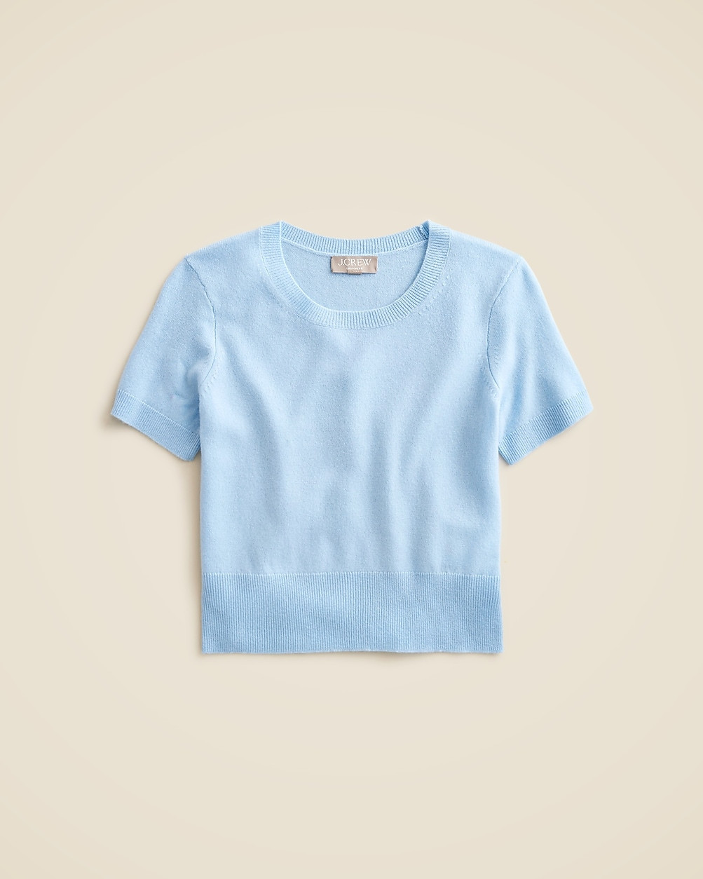 Cashmere shrunken T-shirt | J. Crew US