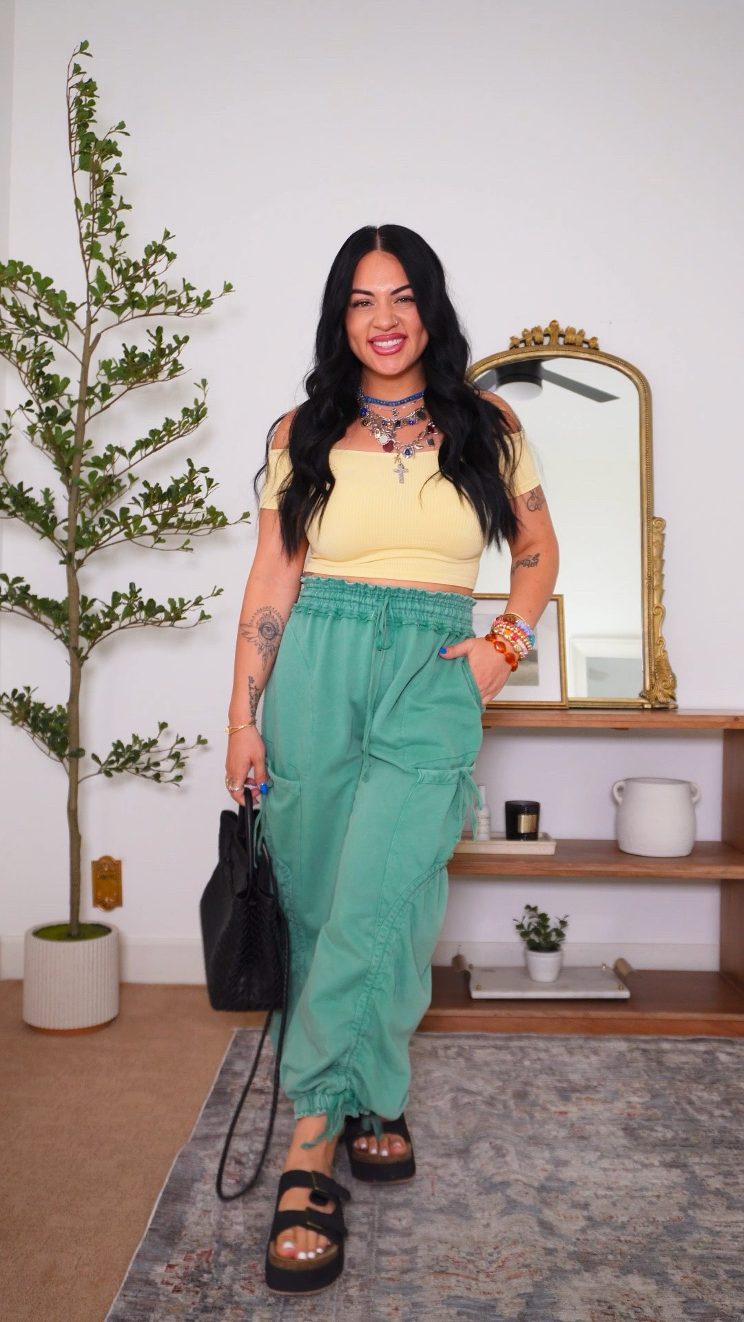 i’m wearing a size large in everything but a medium/large in the yellow top! 💛

#LTKgrwm #LTKootd #LTKMidsize