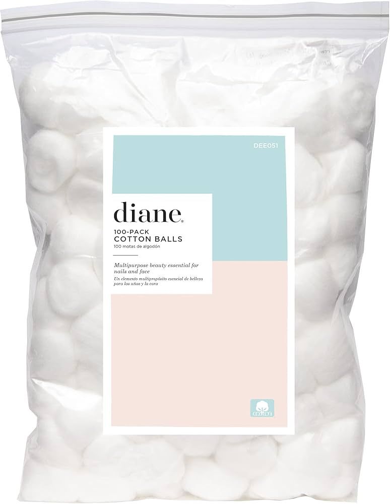Diane 100% Cotton Balls, DEE051, 100 Count (Pack of 1) | Amazon (US)