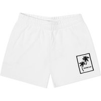 Moncler Women's Palm Sweat Shorts in White, Size Small | END. Clothing | End Clothing (US & RoW)