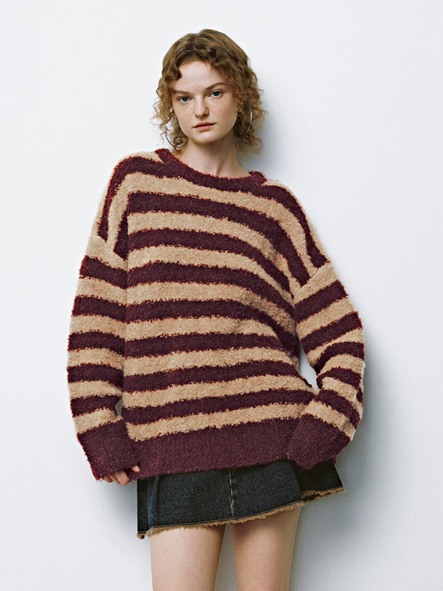 Striped Knitted T-Shirts | Urban Revivo