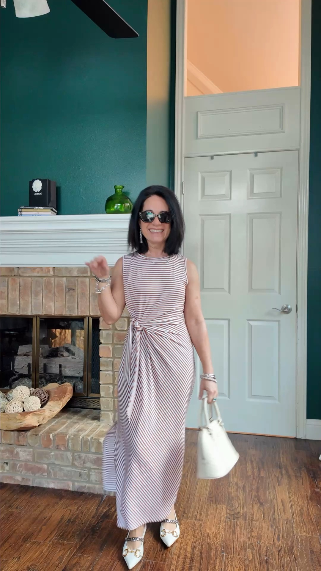 Summer dress striped perfect for brunch or dinner añ fresco 

#LTKPetite #LTKMothersDay #LTKTravel