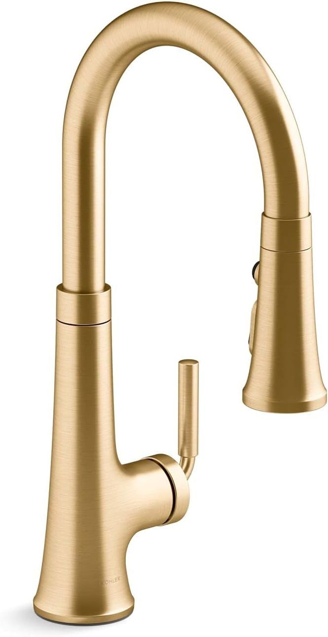 Kohler 23764-2MB Tone Kitchen Sink Faucets, Vibrant Brushed Moderne Brass | Amazon (US)