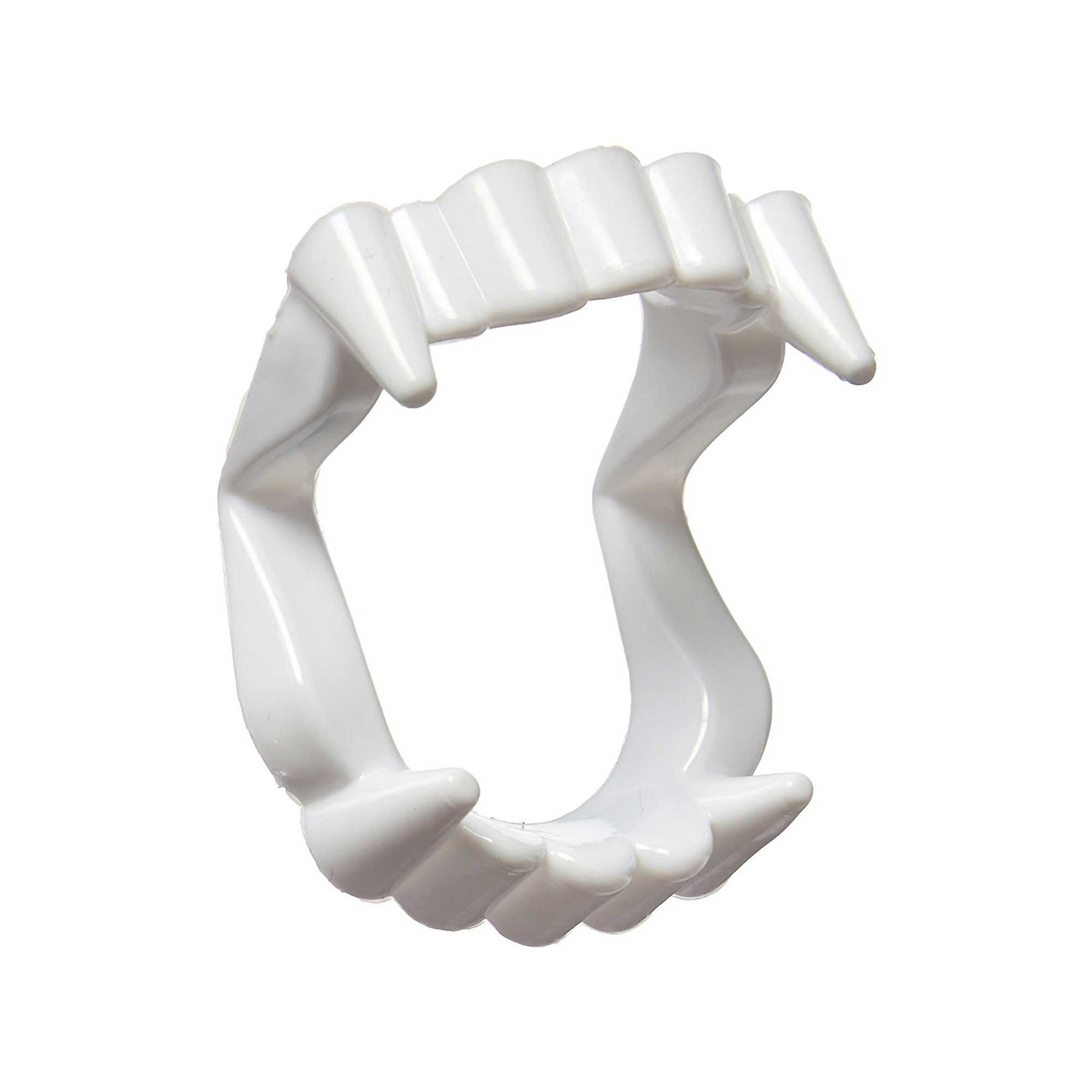 6 Pk Halloween White Fangs Vampire Fake Teeth Halloween Party Costume Accessories - Walmart.com | Walmart (US)