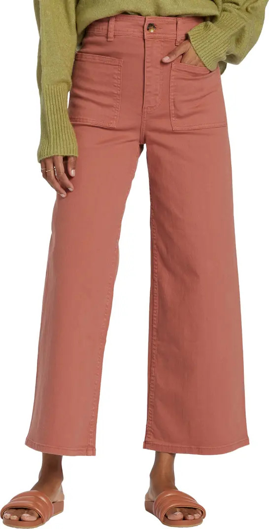 Free Spirit Wide Leg Ankle Pants | Nordstrom