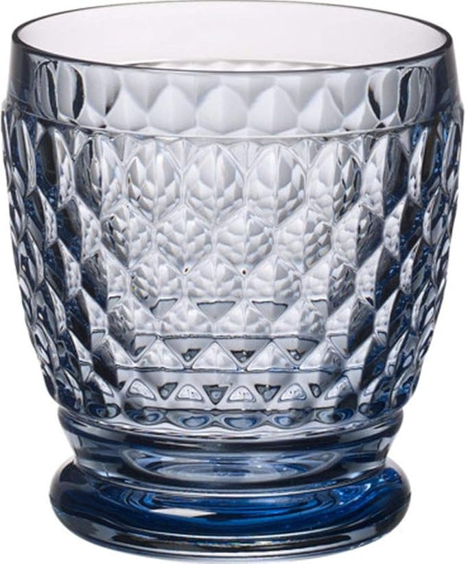 Villeroy & Boch Boston Old-Fashioned Glasses Set of 4, Blue,10 fl oz | Amazon (US)