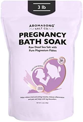 Aromasong Pregnancy Bath Soak 3 LB - 100% Pure Magnesium Flakes with 21 Essential Dead Sea Minera... | Amazon (US)