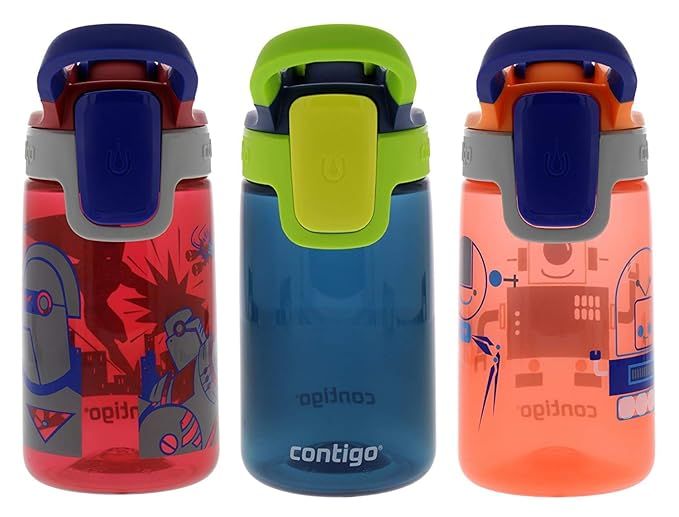 Contigo Water Bottles, Cardinal/Nautical/Nectarine | Amazon (US)