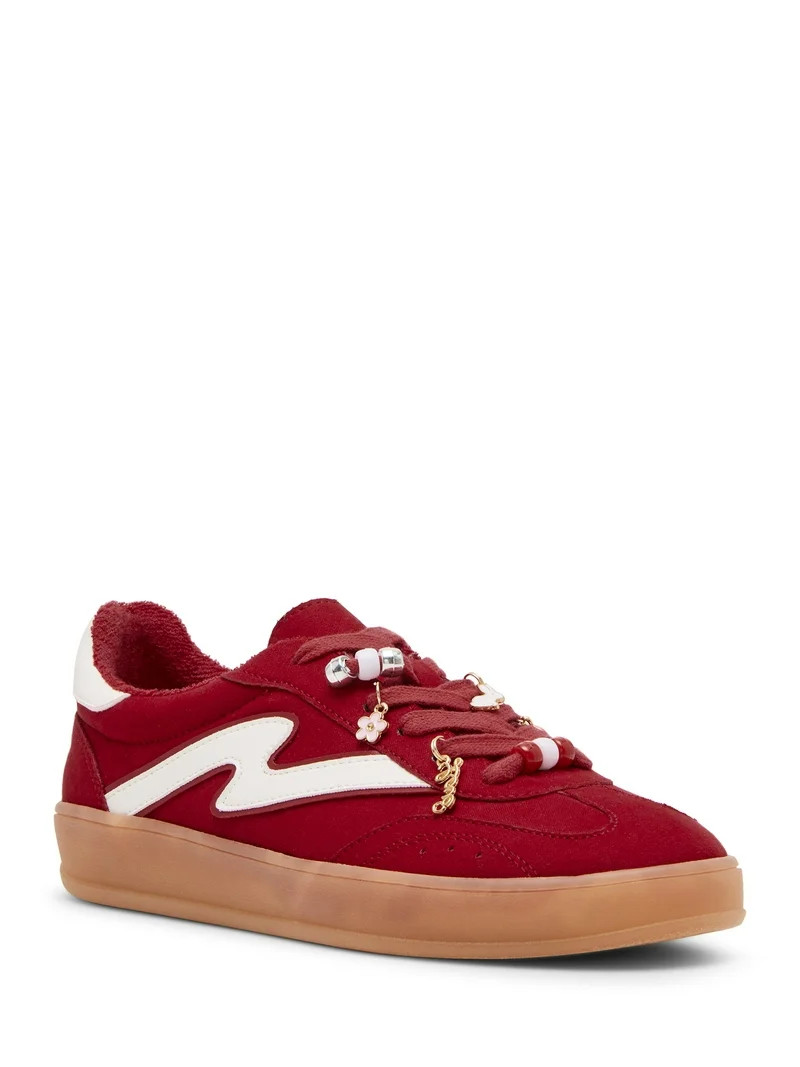 Madden Girl Women's Giia-CB Lace-Up Gum Sole Sneaker with Charms - Walmart.com | Walmart (US)