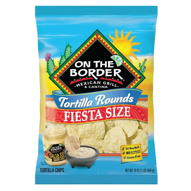 On The Border Tortilla Rounds, Gluten-Free, Fiesta Size, 16 oz Bag | Walmart (US)