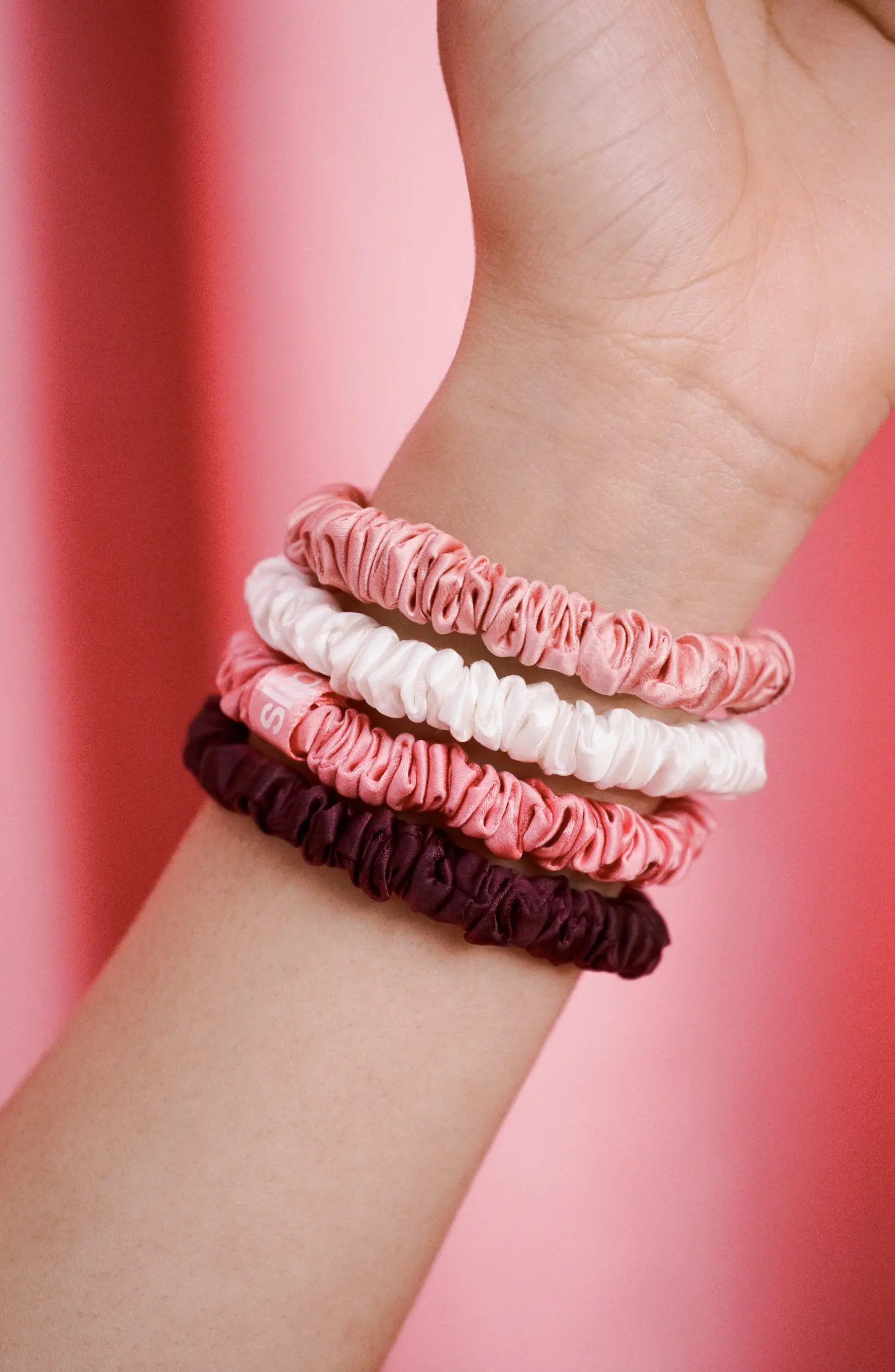 Pure Silk 4-Pack Skinny Scrunchie Ornament $34 Value | Nordstrom