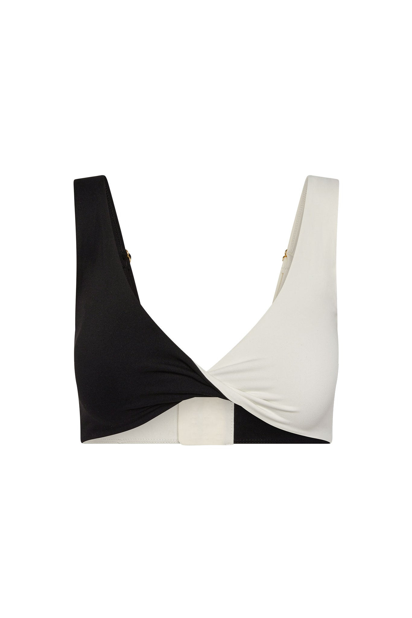 Griffith Bra - Black/Ivory | Monday Swimwear