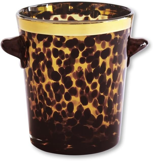 GLASS Tortoise and Gold Ice Bucket | Amazon (US)