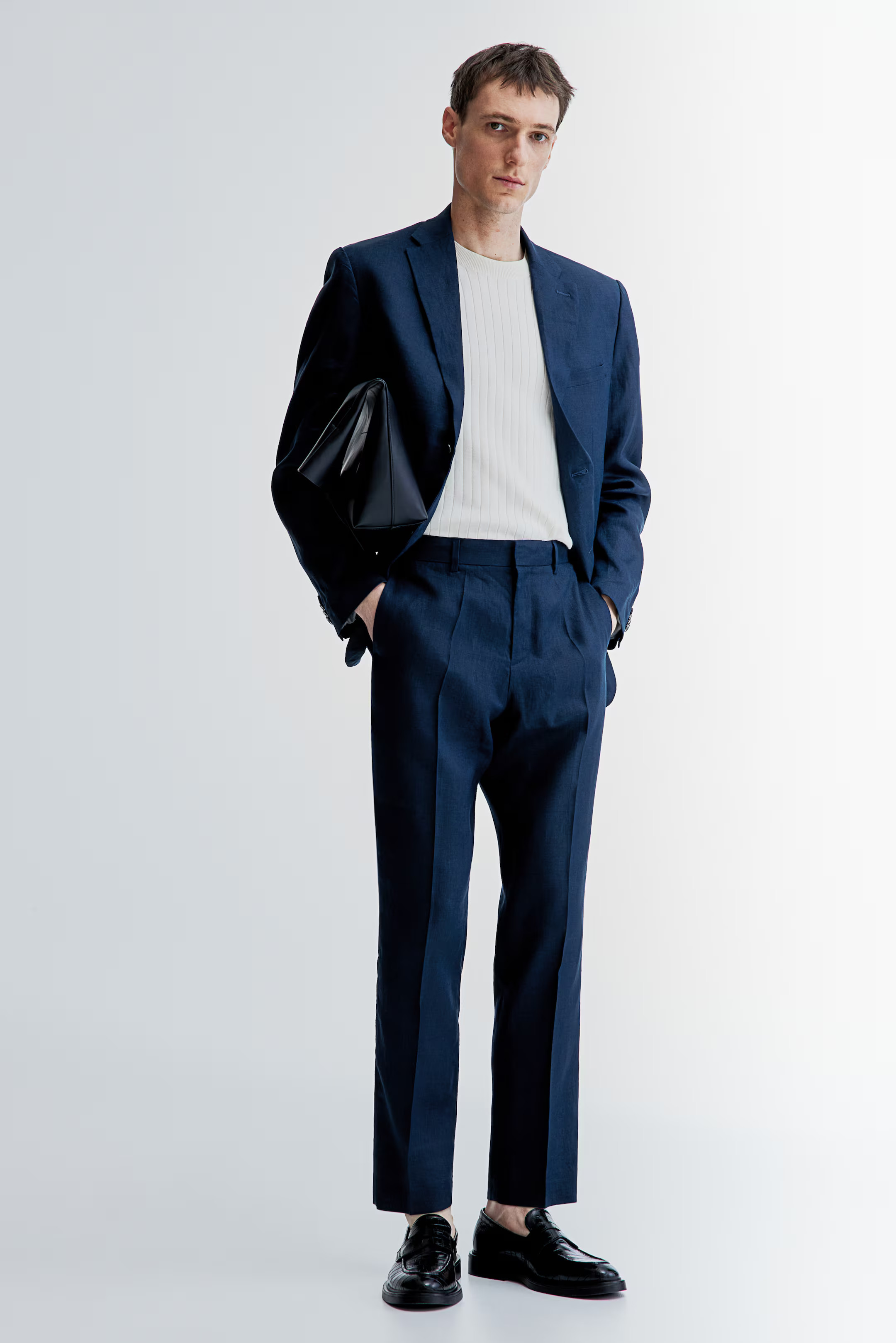 Slim Fit Linen Jacket | H&M (US + CA)