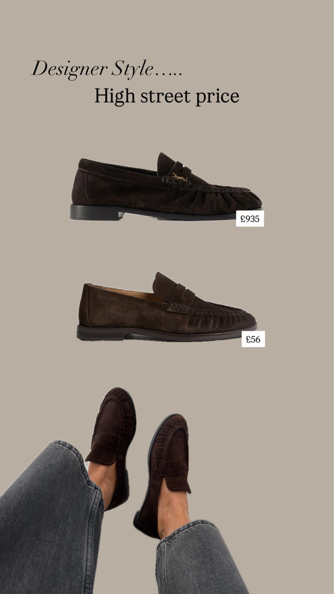 Designer vs high street: the brown suede loafers

#LTKautumn #LTKshoes #LTKluxury