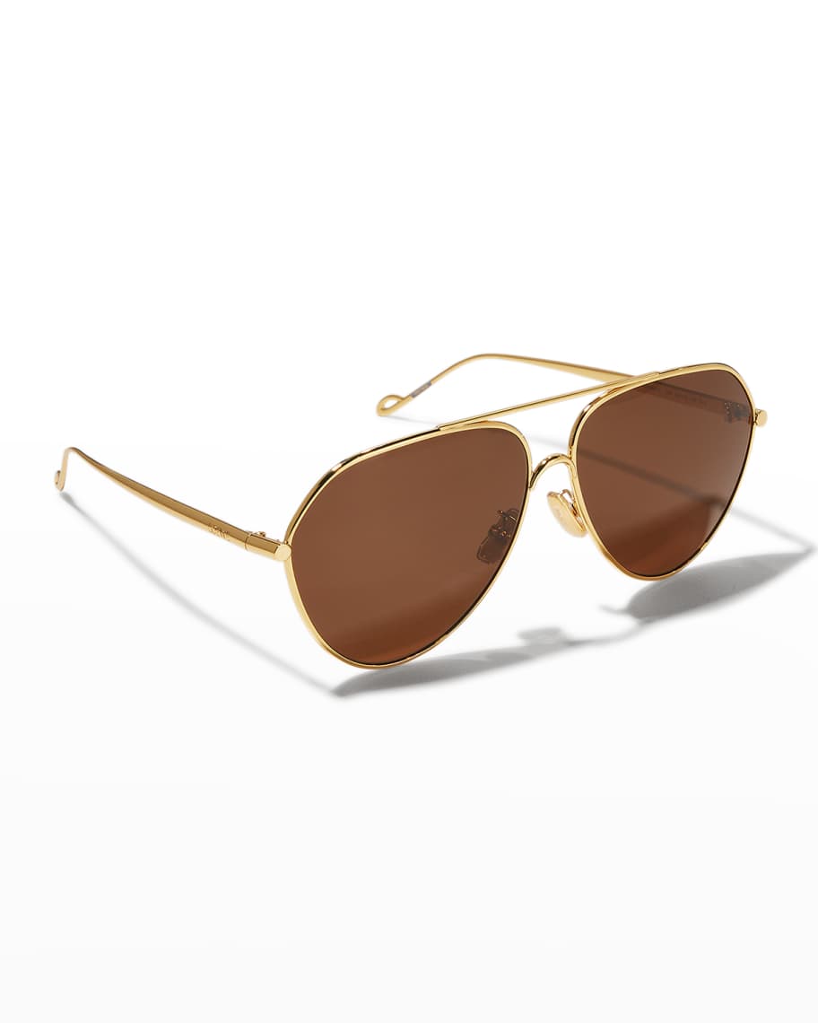 Loewe Metal Aviator Sunglasses | Neiman Marcus