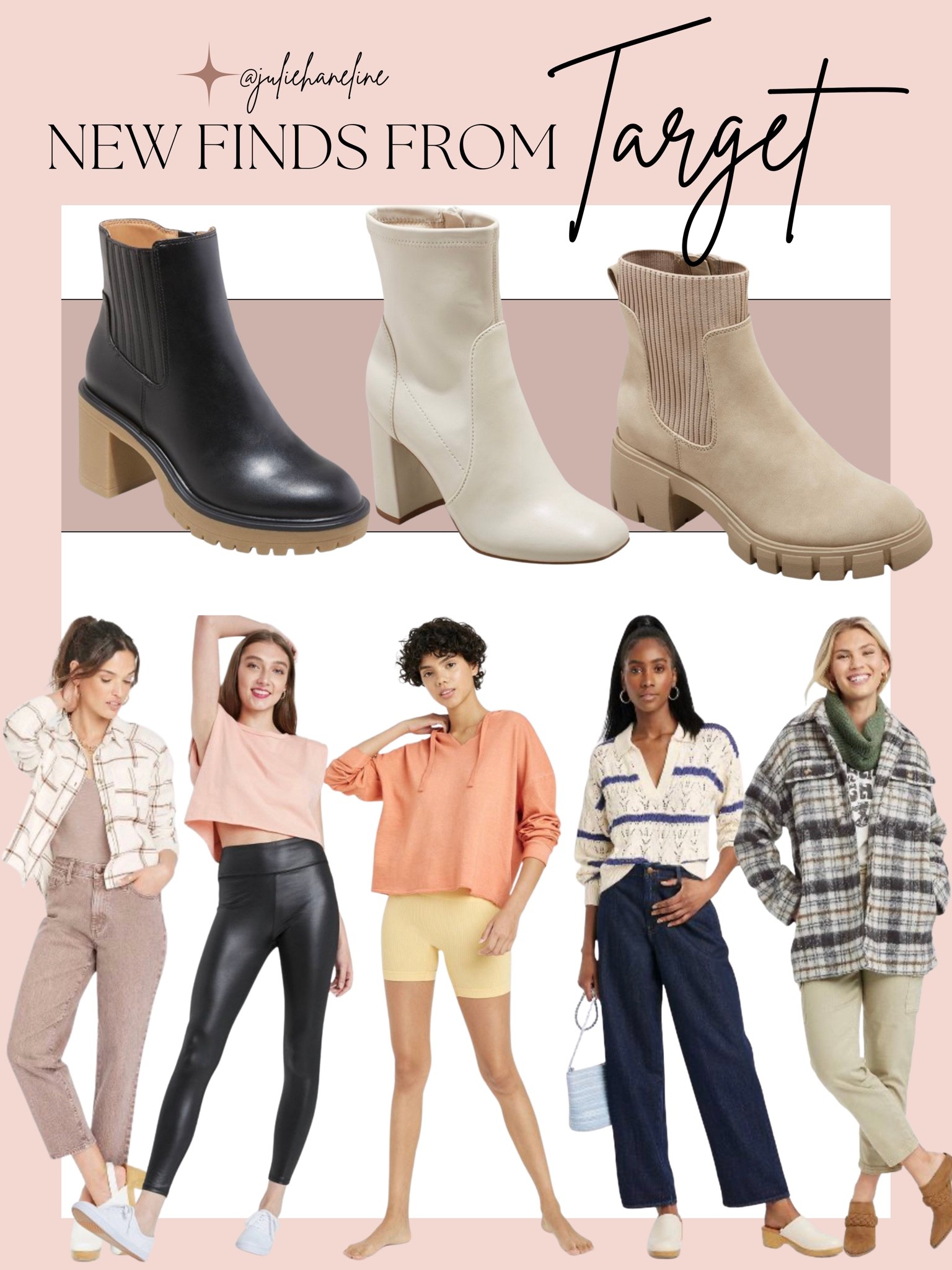 Cute new finds from Target for the fall! Love that these pieces like the sweat shorts and the open knit sweater can transition from summer to fall! #target #targetstyle #fall #fallfashion #fallfinds 

#LTKSeasonal #LTKshoecrush #LTKunder50