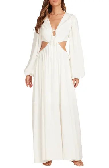 Willow Rosa Cutout Long Sleeve Maxi Dress | Nordstrom